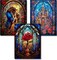 Diamond Art Kits for Adults - 3 Pack Cartoon Diamond Painting for Beginners, Diamond Dots Round 5D Full Drill Paint with Diamonds Pictures Gem Art Painting Kits DIY Crafts Kits 12x16inch